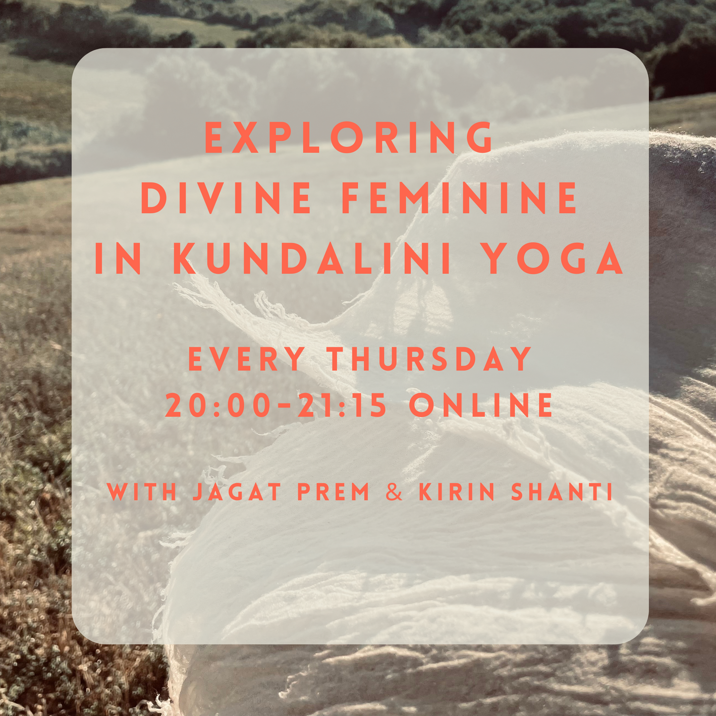 Cours de Kundalini Yoga en ligne (jeudis soir)